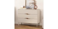 Συρταριέρα Marquise Megapap χρώμα sandstone 98x40x78,5εκ.