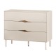 Συρταριέρα Marquise Megapap χρώμα sandstone 98x40x78,5εκ.