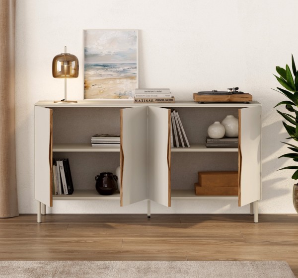 Μπουφές Marquise Megapap χρώμα sandstone 150x40x78,5εκ.