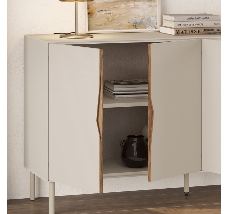 Μπουφές Marquise Megapap χρώμα sandstone 150x40x78,5εκ.