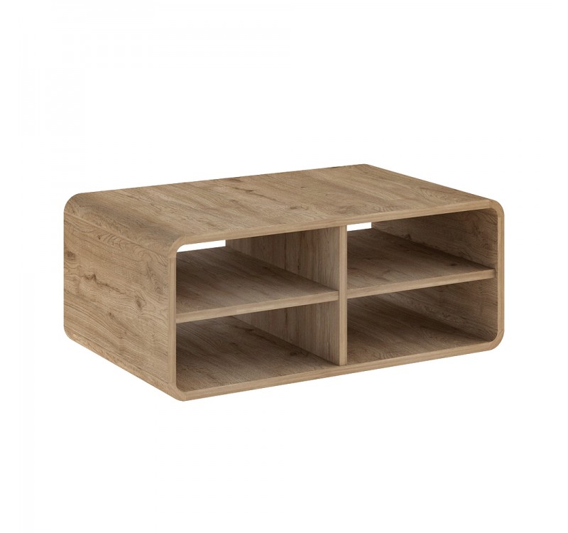 Τραπεζάκι σαλονιού Rovel Megapap χρώμα sepet oak 80,3x50x32,5εκ.