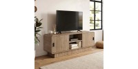 Έπιπλο τηλεόρασης Rovel Megapap χρώμα sepet oak 140,3x39x50εκ.
