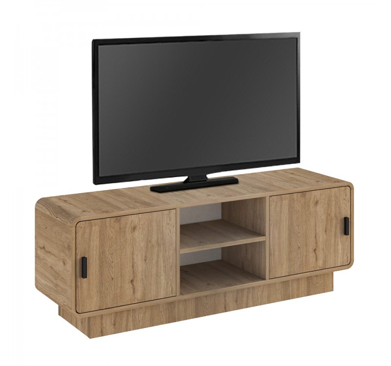 Έπιπλο τηλεόρασης Rovel Megapap χρώμα sepet oak 140,3x39x50εκ.