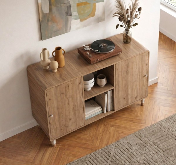 Μπουφές Doro Megapap χρώμα sepet oak 150,2x39x81εκ.