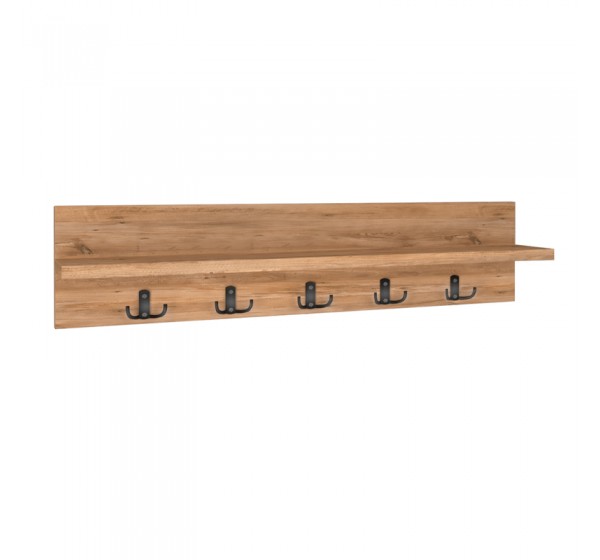 Κρεμάστρα τοίχου Kery Megapap χρώμα pine oak 80x11x18εκ.
