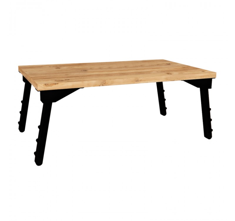 Τραπεζάκι laptop Sidon Megapap χρώμα pine oak 60x35,5x23,5εκ.