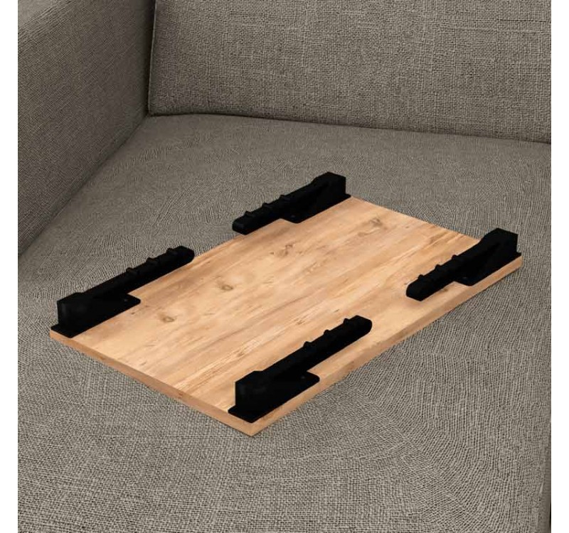 Τραπεζάκι laptop Sidon Megapap χρώμα pine oak 60x35,5x23,5εκ.