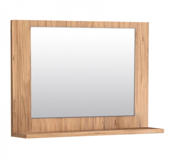 Καθρέπτης μπάνιου Devlin Megapap χρώμα pine oak 60x10x45εκ.