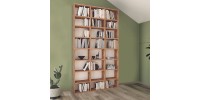 Βιβλιοθήκη Fyodor Megapap χρώμα pine oak 102x16x178εκ.