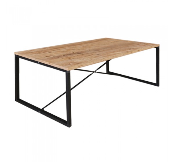 Τραπεζάκι σαλονιού Harte Megapap χρώμα pine oak 100x55x42εκ.