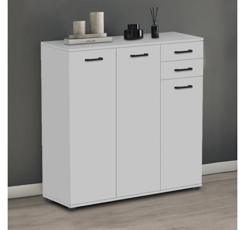 Παπουτσοθήκη - Ντουλάπι Polly Megapap χρώμα λευκό 108x35x108εκ.