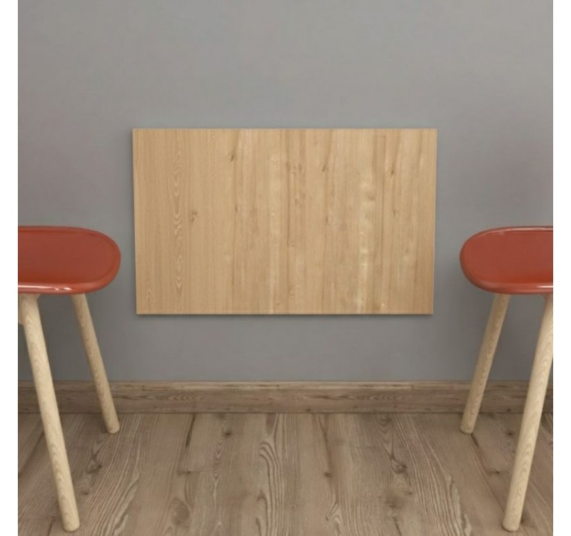 Τραπέζι κουζίνας - Γραφείο επιτοίχιο πτυσσόμενο Ravan Megapap χρώμα sapphire oak 72x45εκ.