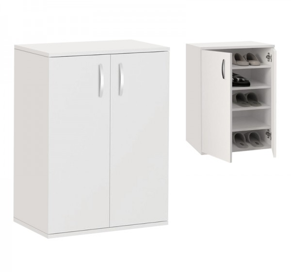 Παπουτσοθήκη - Ντουλάπι Manolo Megapap χρώμα λευκό 60x38x81,4εκ.