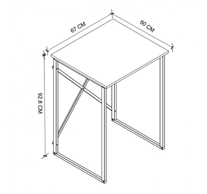 Έπιπλο πλυντηρίου Doyle Megapap χρώμα pine oak 67x60x92,8εκ.