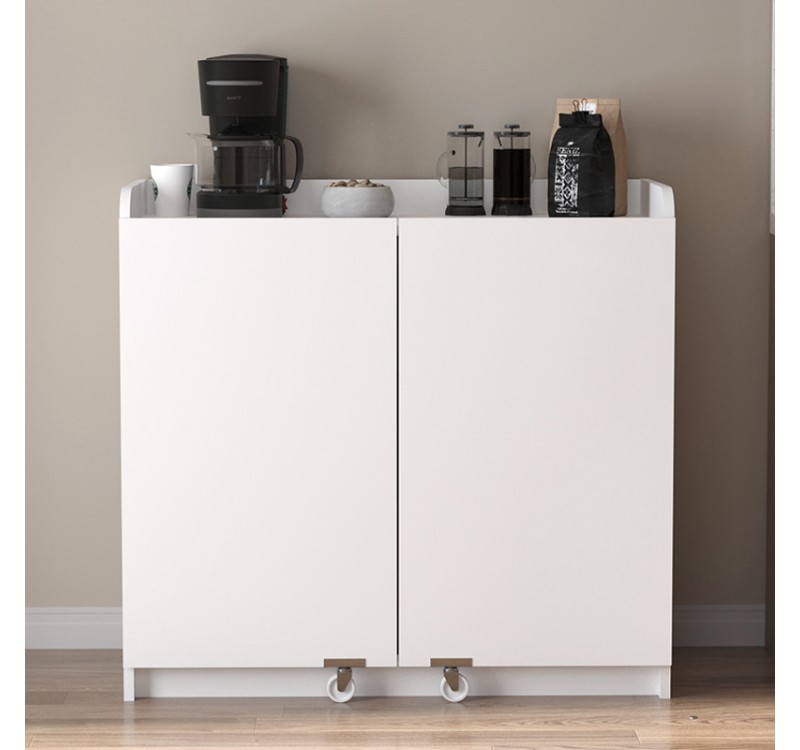 Ντουλάπι κουζίνας - μπάνιου Altay I Megapap χρώμα λευκό 97,8x44,1x91,5εκ.