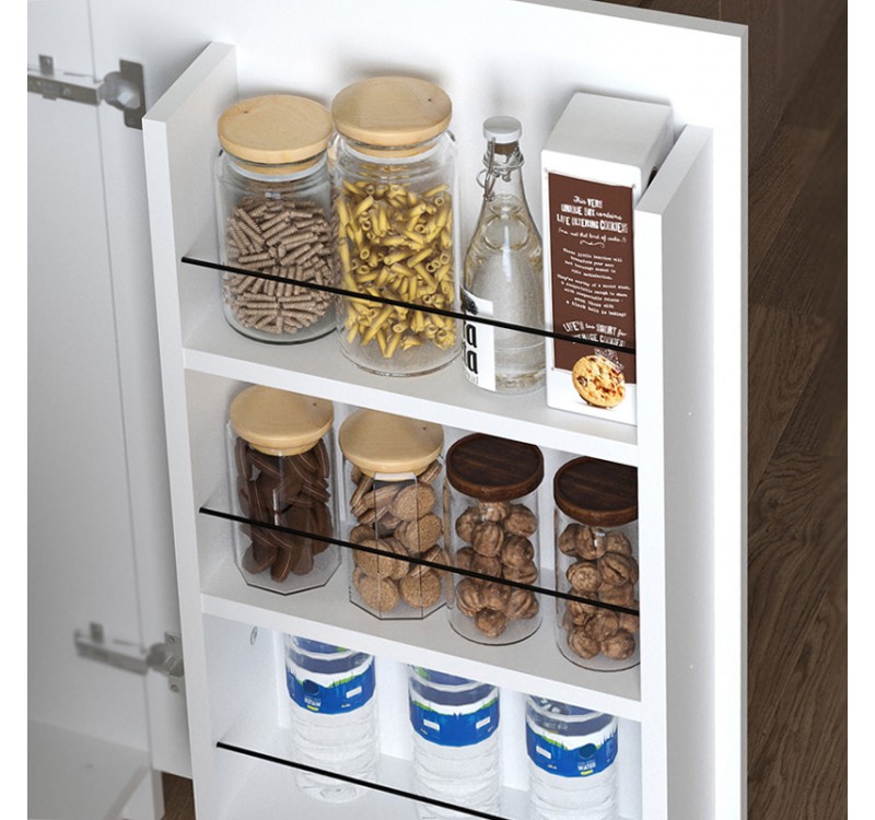 Ντουλάπι κουζίνας - μπάνιου Altay I Megapap χρώμα λευκό 97,8x44,1x91,5εκ.