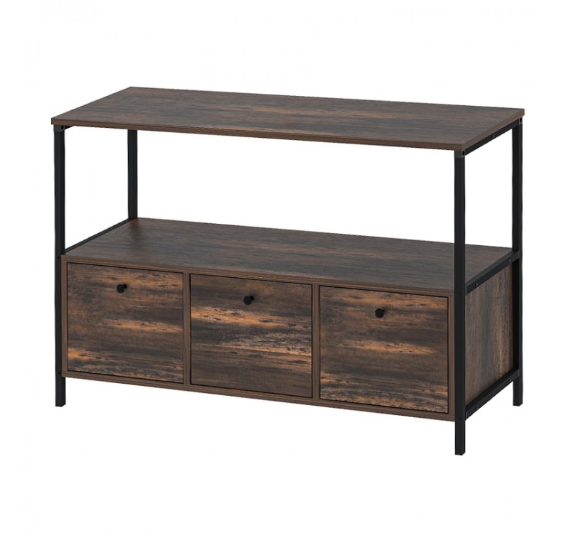 Μπουφές Mars Megapap χρώμα rustic καρυδί 122x36x80,1εκ.