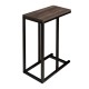 Τραπεζάκι βοηθητικό Agiro Megapap χρώμα rustic καρυδί 45,7x25,5x62,9εκ.