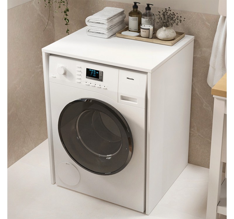 Έπιπλο πλυντηρίου Pinar Megapap χρώμα λευκό 65,5x60x88,6εκ.
