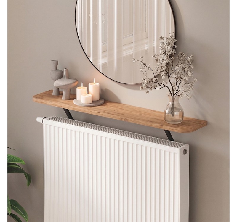 Ραφιέρα τοίχου Barca Megapap χρώμα pine oak 91x17,5x20,4εκ.