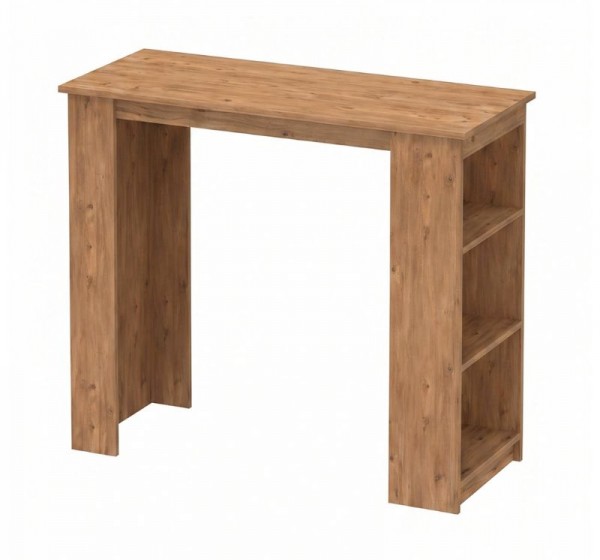 Τραπέζι μπαρ Toska Megapap χρώμα pine oak 120x50x103,6εκ.