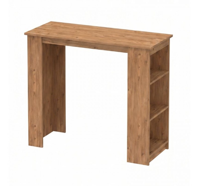 Τραπέζι μπαρ Toska Megapap χρώμα pine oak 120x50x103,6εκ.