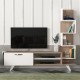 Έπιπλο τηλεόρασης Ceren Megapap χρώμα λευκό - cordoba 149,5x31x131,6εκ.