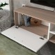 Έπιπλο τηλεόρασης Ceren Megapap χρώμα λευκό - cordoba 149,5x31x131,6εκ.