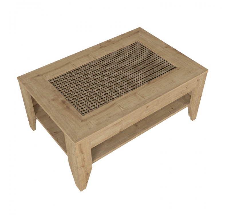 Τραπεζάκι σαλονιού Madura Megapap χρώμα sapphire oak 90x60x40εκ.