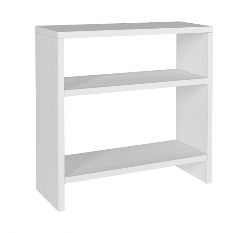 Τραπεζάκι βοηθητικό Silvanus Megapap χρώμα λευκό 51x17,5x49εκ.