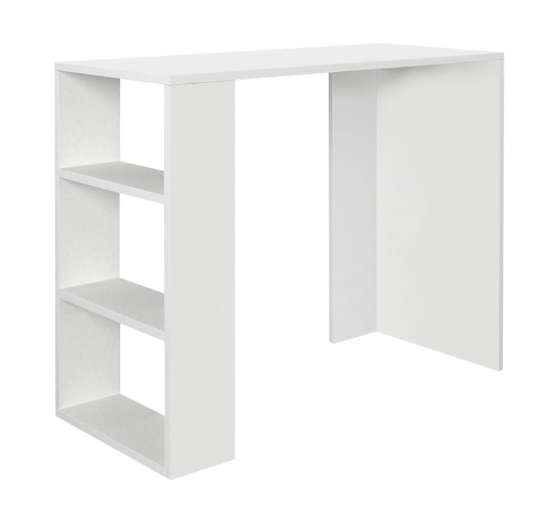 Γραφείο εργασίας Netenia Megapap χρώμα λευκό 90x40x74εκ.