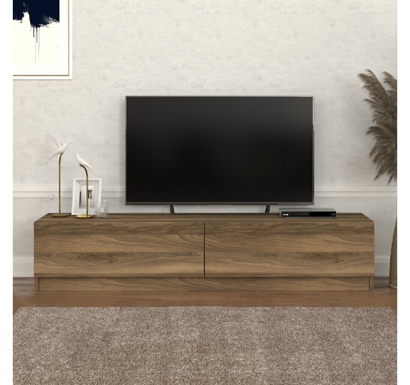 Έπιπλο τηλεόρασης Ahenk Megapap χρώμα καρυδί 160x31,3x32,9εκ.