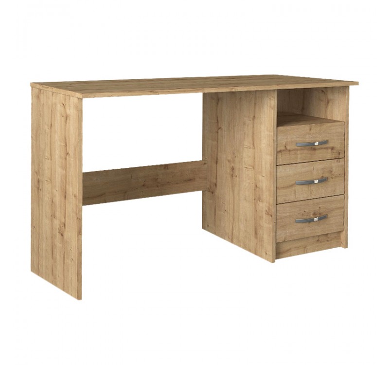 Γραφείο εργασίας Eldoris Megapap χρώμα sapphire oak 120x60x75εκ.