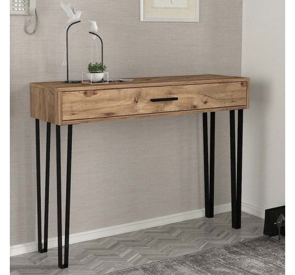 Κονσόλα Rochel Megapap χρώμα atlantic pine 120x35x89,8εκ.