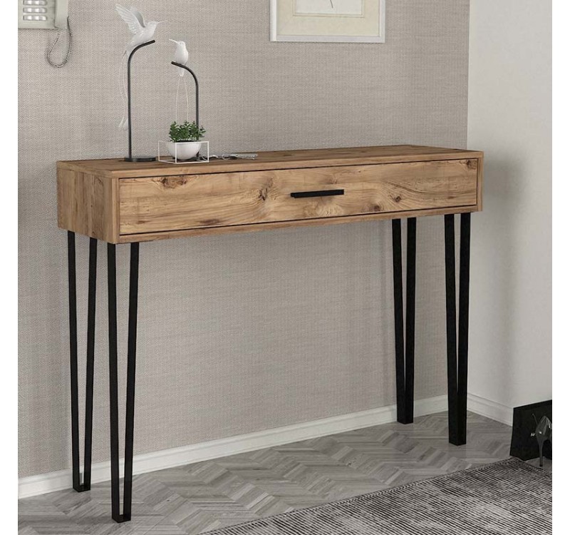 Κονσόλα Rochel Megapap χρώμα atlantic pine 120x35x89,8εκ.