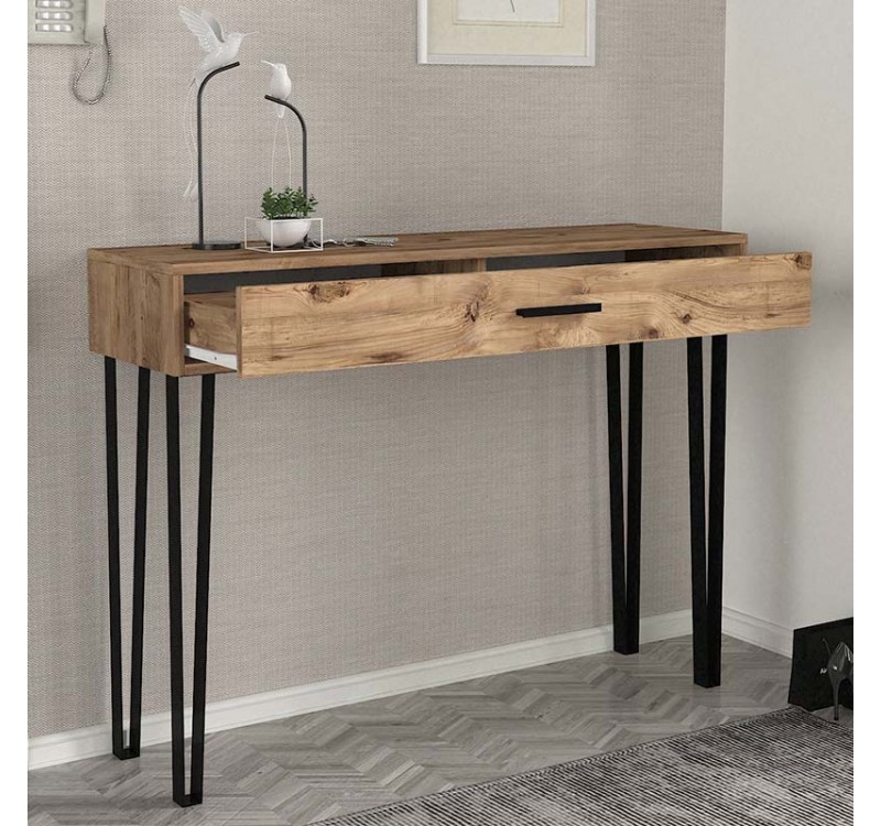 Κονσόλα Rochel Megapap χρώμα atlantic pine 120x35x89,8εκ.