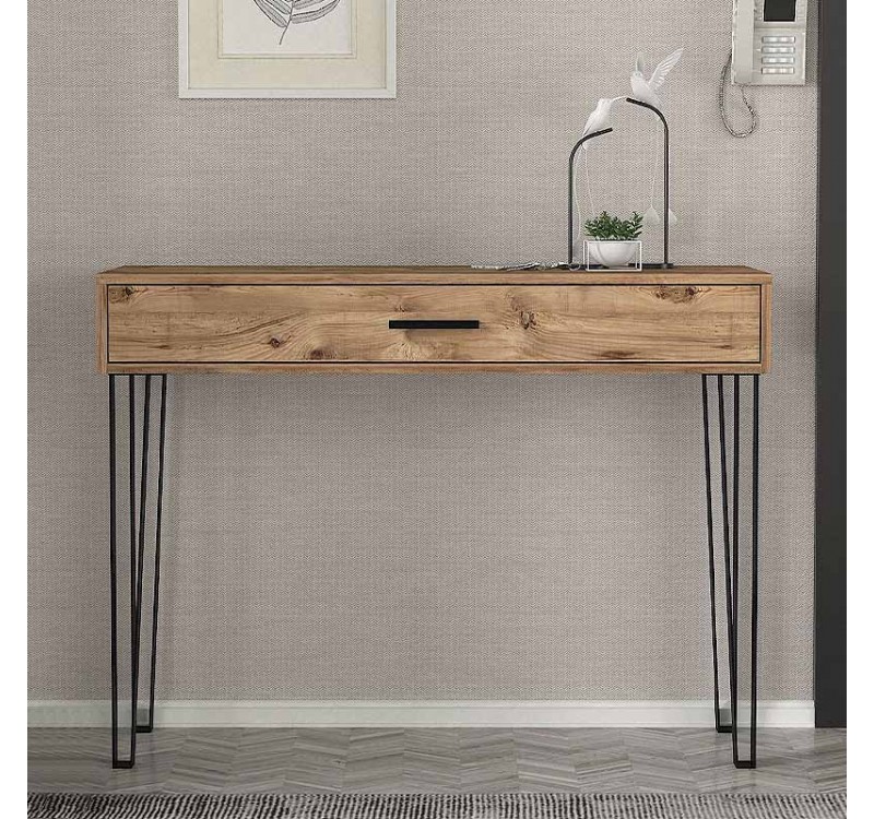 Κονσόλα Rochel Megapap χρώμα atlantic pine 120x35x89,8εκ.