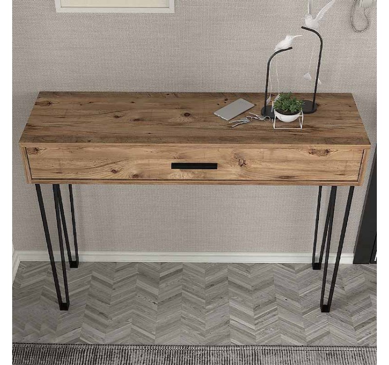 Κονσόλα Rochel Megapap χρώμα atlantic pine 120x35x89,8εκ.