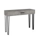 Κονσόλα Rochel Megapap χρώμα γκρι σκυροδέματος 120x35x89,8εκ.