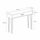 Κονσόλα Rochel Megapap χρώμα γκρι σκυροδέματος 120x35x89,8εκ.
