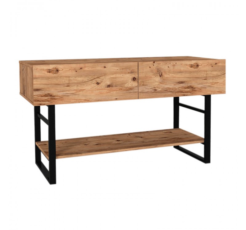 Κονσόλα Aron Megapap χρώμα atlantic pine 138,8x41x75,7εκ.