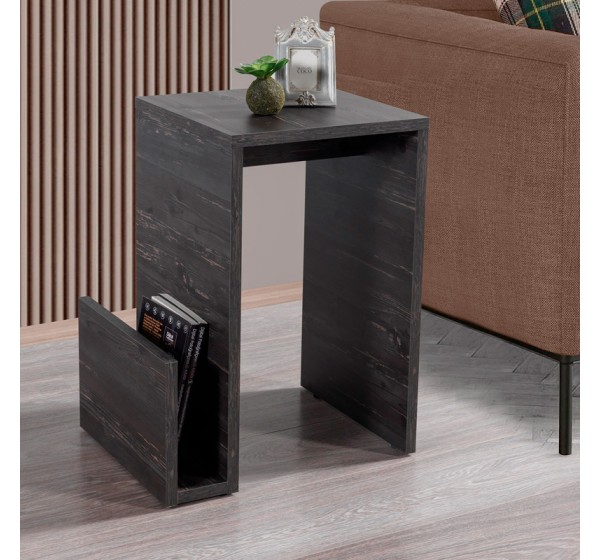 Τραπεζάκι βοηθητικό Regnar Megapap χρώμα rebab 43,1x33,5x52εκ.