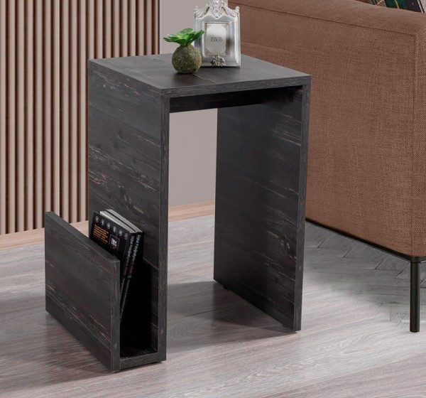 Τραπεζάκι βοηθητικό Regnar Megapap χρώμα rebab 43,1x33,5x52εκ.