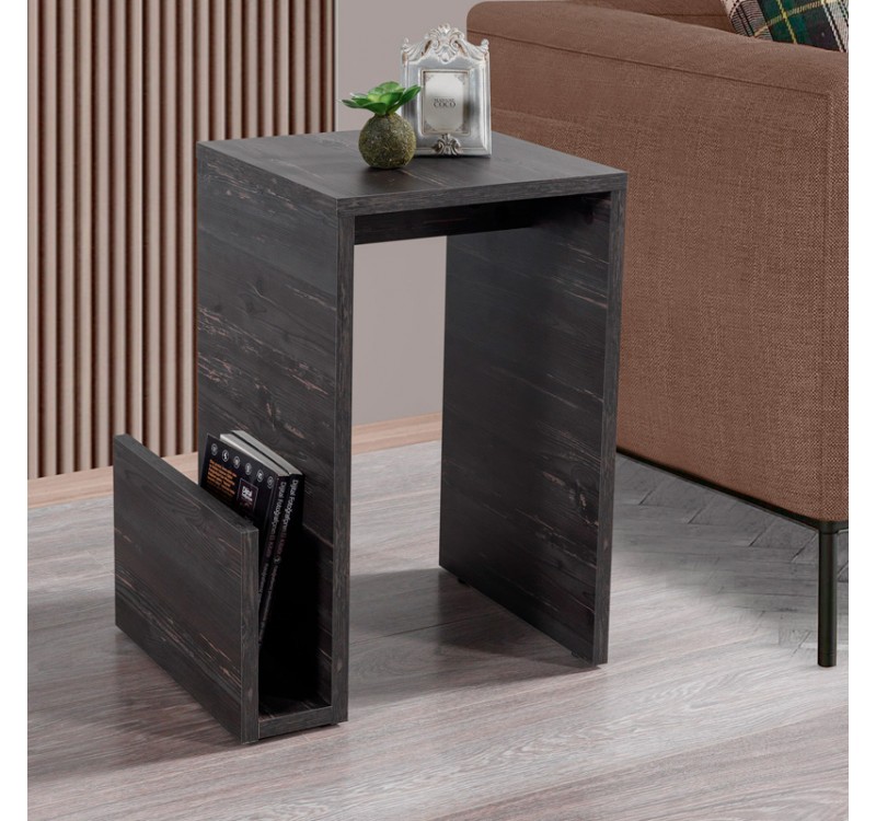 Τραπεζάκι βοηθητικό Regnar Megapap χρώμα rebab 43,1x33,5x52εκ.