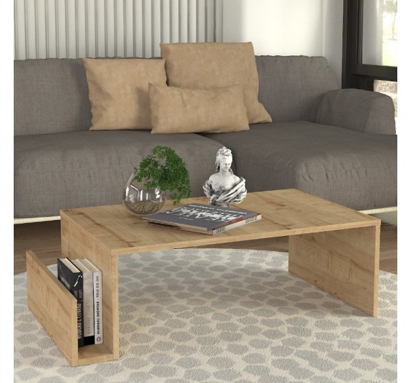 Τραπεζάκι σαλονιού Regnar Megapap χρώμα sapphire oak 100,6x55x31,8εκ.