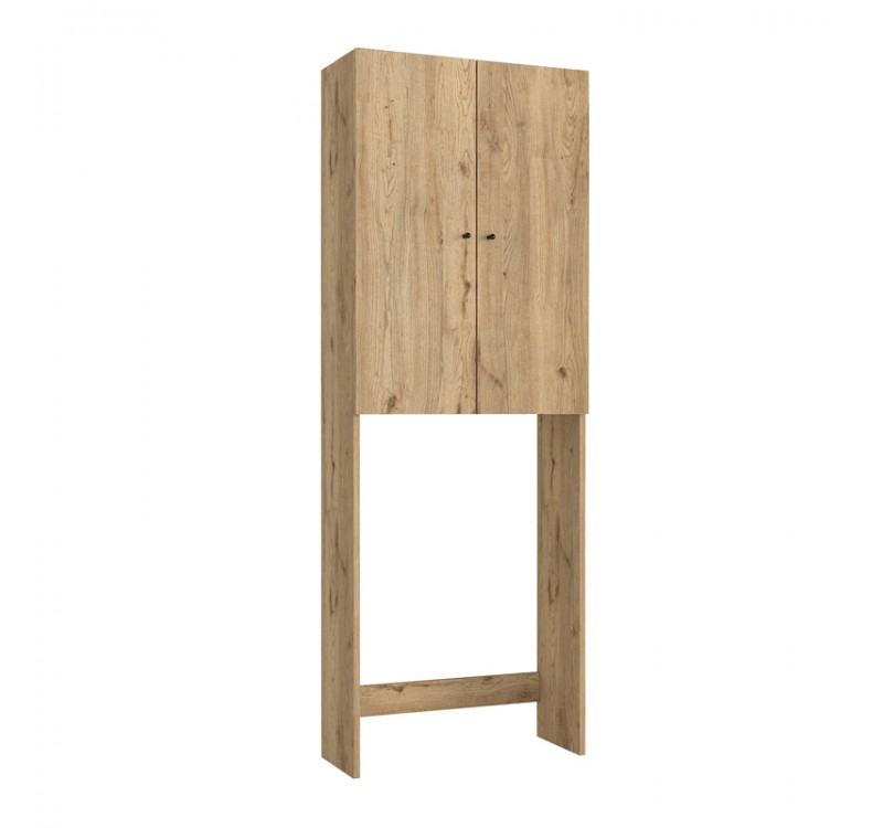 Έπιπλο πλυντηρίου Romme Megapap χρώμα sepet oak 65x27,1x180εκ.