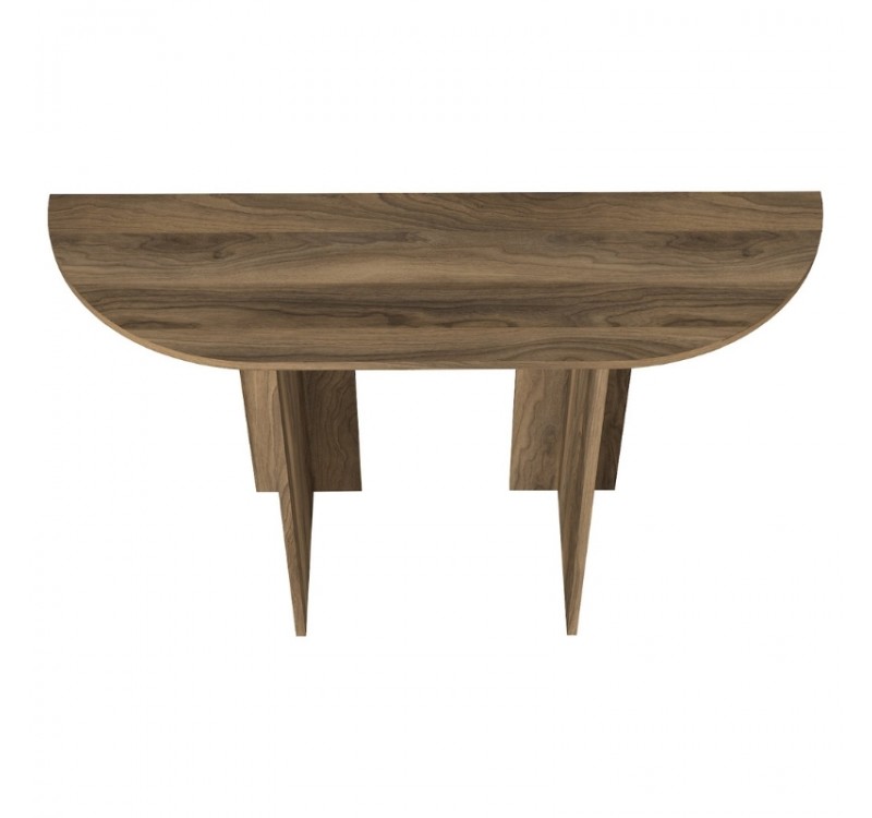 Κονσόλα Cortado Megapap χρώμα καρυδί 120x35x75εκ.