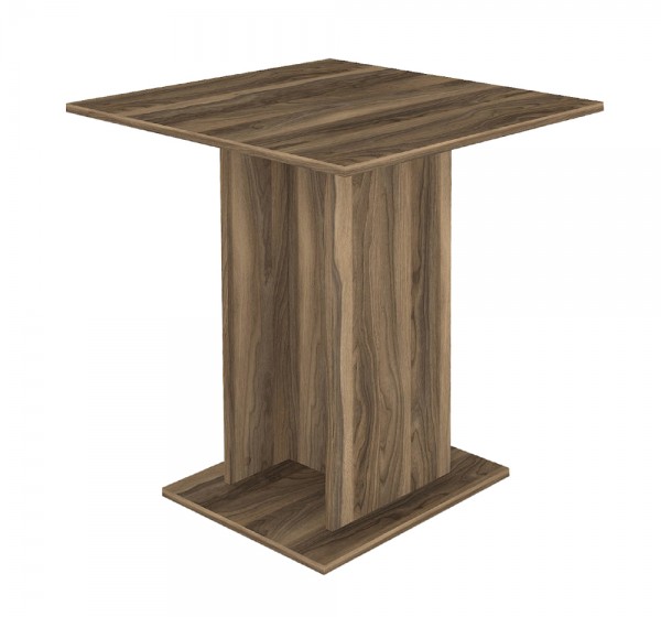 Τραπέζι Allos Megapap χρώμα καρυδί 75x75x77εκ.