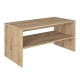 Τραπεζάκι σαλονιού Eleva Megapap χρώμα sapphire oak 90x44,6x46,4εκ.