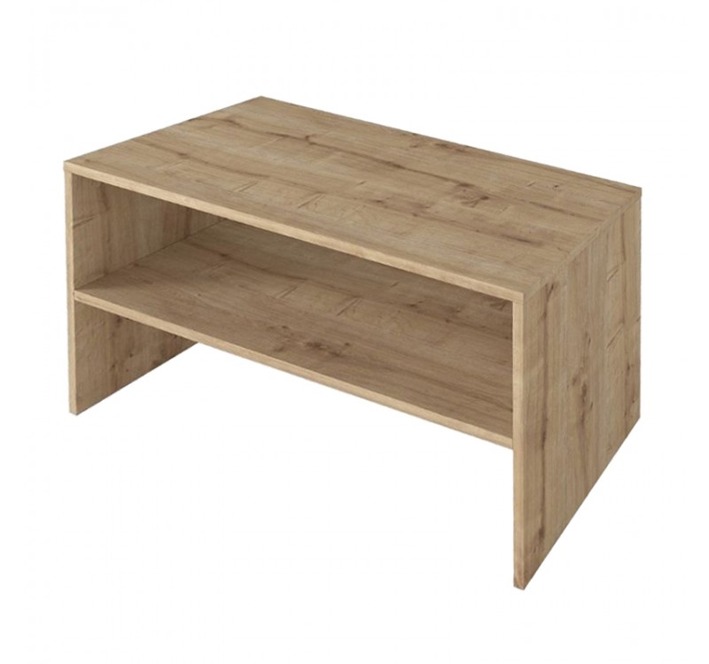 Τραπεζάκι σαλονιού Eleva Megapap χρώμα sapphire oak 90x44,6x46,4εκ.